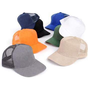 Boné de Poliéster Aba Curva com Tela - 18986A