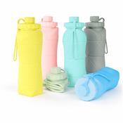Garrafa Dobrável de Silicone 600 ml - 19170