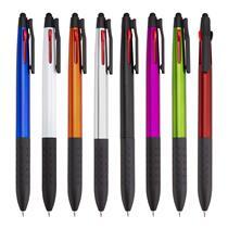 Caneta Plástica com Três Cores Touch - 09211