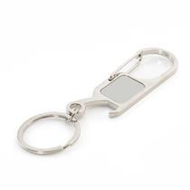 Chaveiro de Metal com Abridor e Mosquetão - 19157