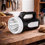 Lanterna Plástica Recarregável - 09250