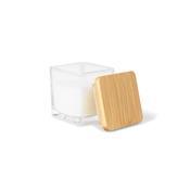 Vela Aromática em Copo de Vidro e Tampa de Bambu - 95096