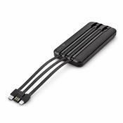 Power Bank 10.000mAh com Painel e Multissaídas - E@09313