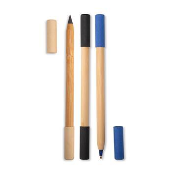 Lápis Infinito de Bambu Multifuncional - 15455