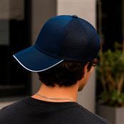 Boné Poliéster Aba Curva com Tela - 09353