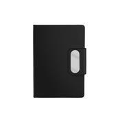Caderno em PU com Placa em Metal - CAD465