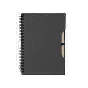 Bloco de Capa em Papelão Reciclado com Caneta - CAD462