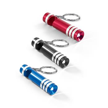 Chaveiro de Metal com LED e Abridor de Garrafas