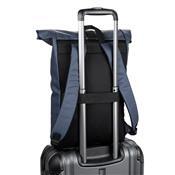Mochila Roll Top em PU e bolso para Notebook - 92534