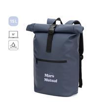 Mochila Roll Top em PU e bolso para Notebook - 92534