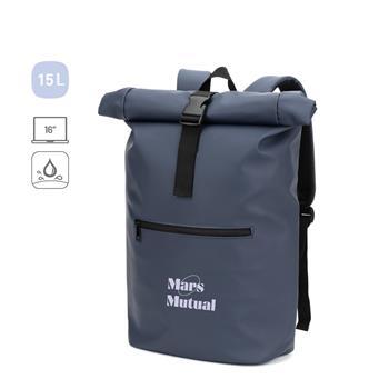 Mochila Roll Top em PU e bolso para Notebook - 92534