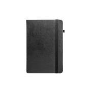 Caderno A5 em PU com Agenda Integrada e Folhas Pautadas - 93669