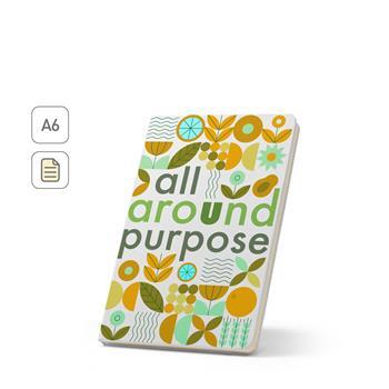 Caderno A6 com Capa Rígida para Sublimção - 93670