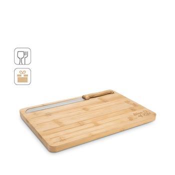 Tábua de Cortar Pão em Bambu com Faca Inclusa - 94394