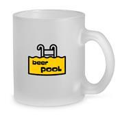 Caneca de Vidro 530 ml com Efeito Fosco - 94398