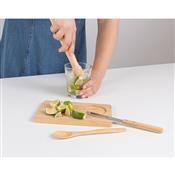 Kit para Caipirinha com 5 Peças em Bambu - 94435