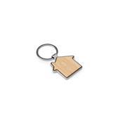 Chaveiro em Ferro com Formato de Casa em Zinco e Bambu - 95117
