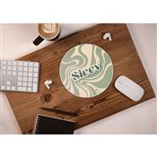Mouse Pad Redondo e Base de Borracha - 97149