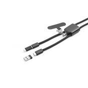 Cordão para Celular com Cabo USB-C e Adaptadores - 97194