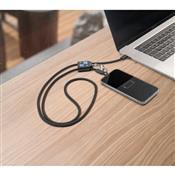 Cordão para Celular com Cabo USB-C e Adaptadores - 97194
