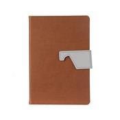 Caderneta de Couro Sintético com Suporte para Celular - 15520