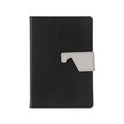 Caderneta de Couro Sintético com Suporte para Celular - 15520