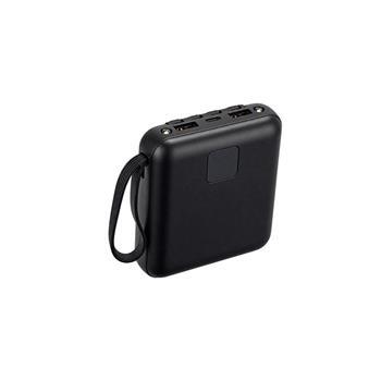Power Bank 10.000mAh com Lanterna e Multissaídas - 09449