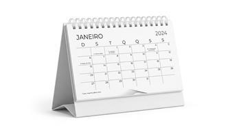 Calendário de Mesa Personalizado - TP-CALMES