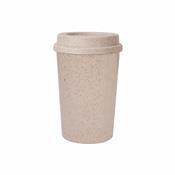 Copo 350ml com Tampa para Café em Fibra de Arroz  - FBCPFO350CF