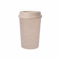 Copo 350ml com Tampa para Café em Fibra de Arroz  - FBCPFO350CF