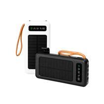 Power Bank Solar 10.000mAh com Lanterna e Multissaídas - 09578