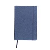 Caderno A5 de Capa Dura em Tecido Poliéster com Pauta - 43022