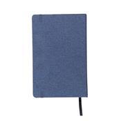 Caderno A5 de Capa Dura em Tecido Poliéster com Pauta - 43022