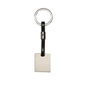 Chaveiro de Metal Retangular de Frente e Verso Liso