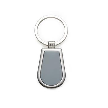 Chaveiro Metal com Chapa Central Espelhada