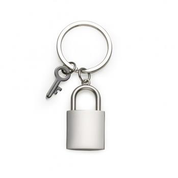 Chaveiro Metal Formato Cadeado