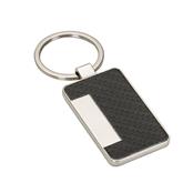 Chaveiro Metal Brilhante Formato Porta Cartão