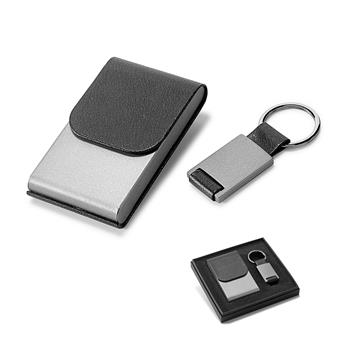 Kit Porta Cartões e Chaveiro